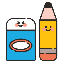 지우개와 연필 그림