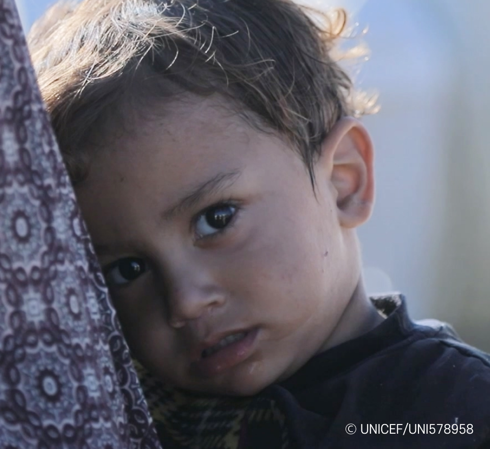 유니세프 후원이 필요한 분쟁 피해 어린이