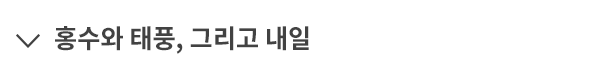 홍수와 태풍, 그리고 내일