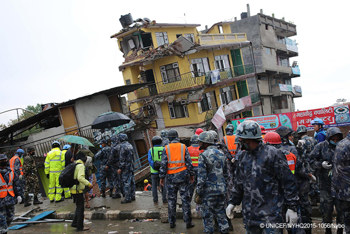 네팔 현지 긴급구호 활동