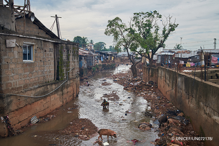 시에라리온, 홍수피해, 재난대응, 수인성질병, 말라리아